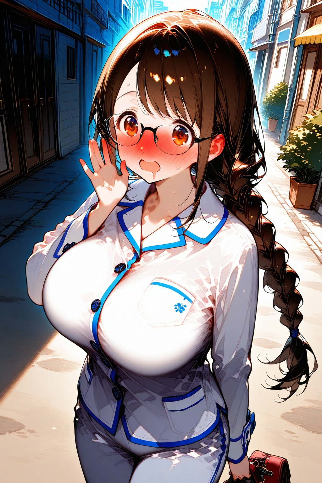 祝日に寝ぼけたまま出勤りえさん