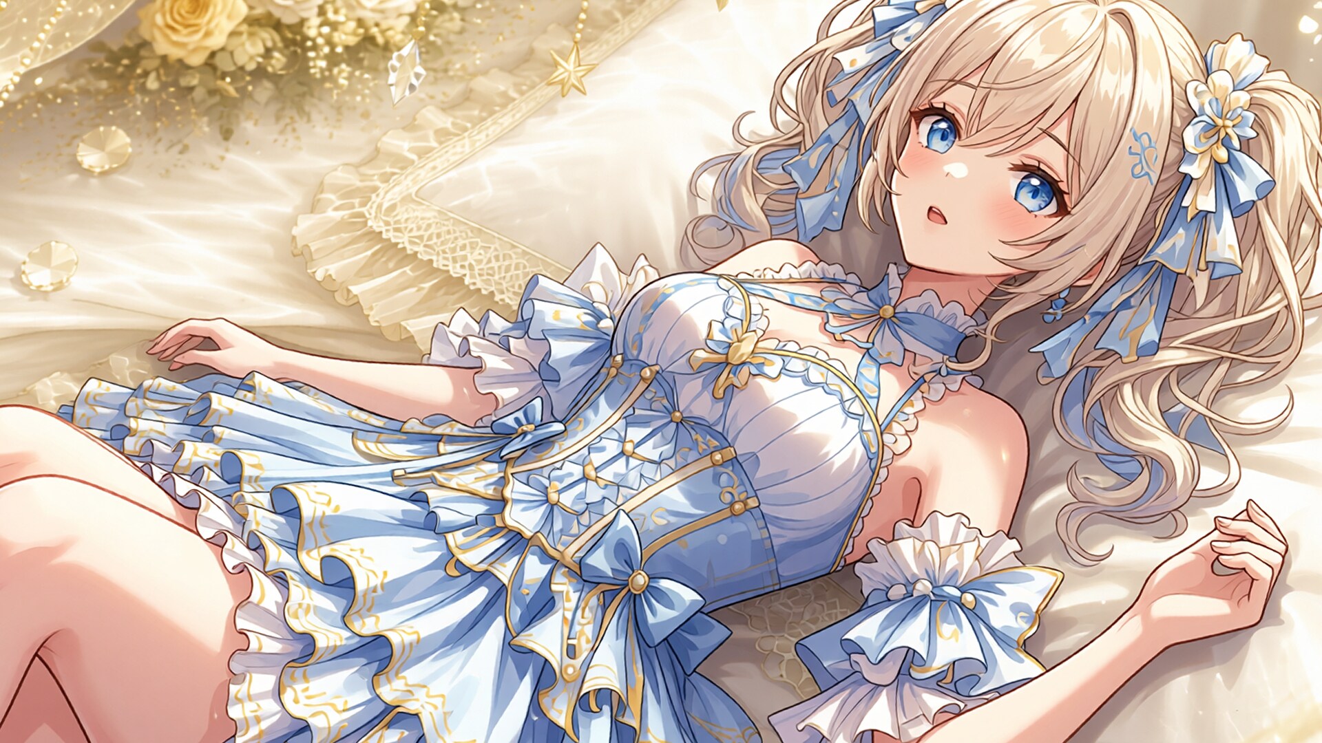 金髪少女とドレス　その15-3
