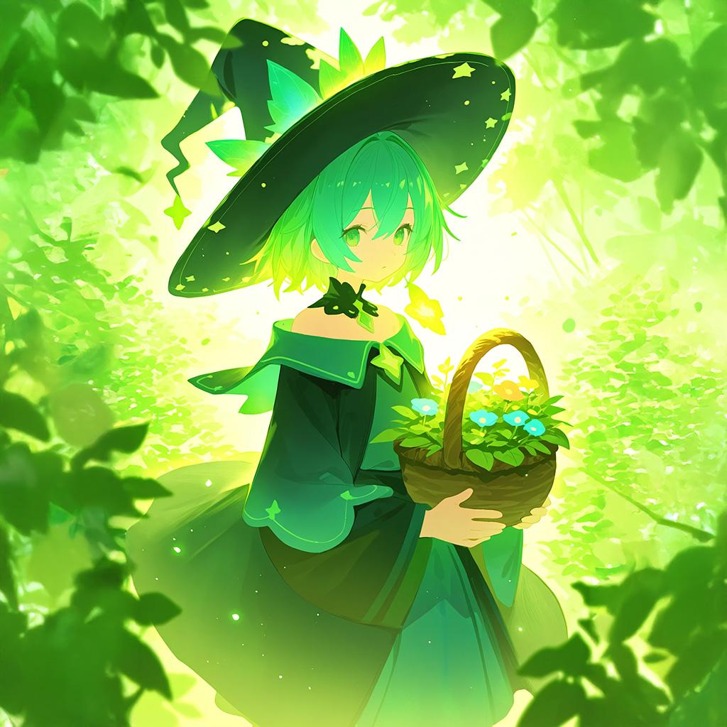 花摘みの魔女a | の人気AIイラスト・グラビア