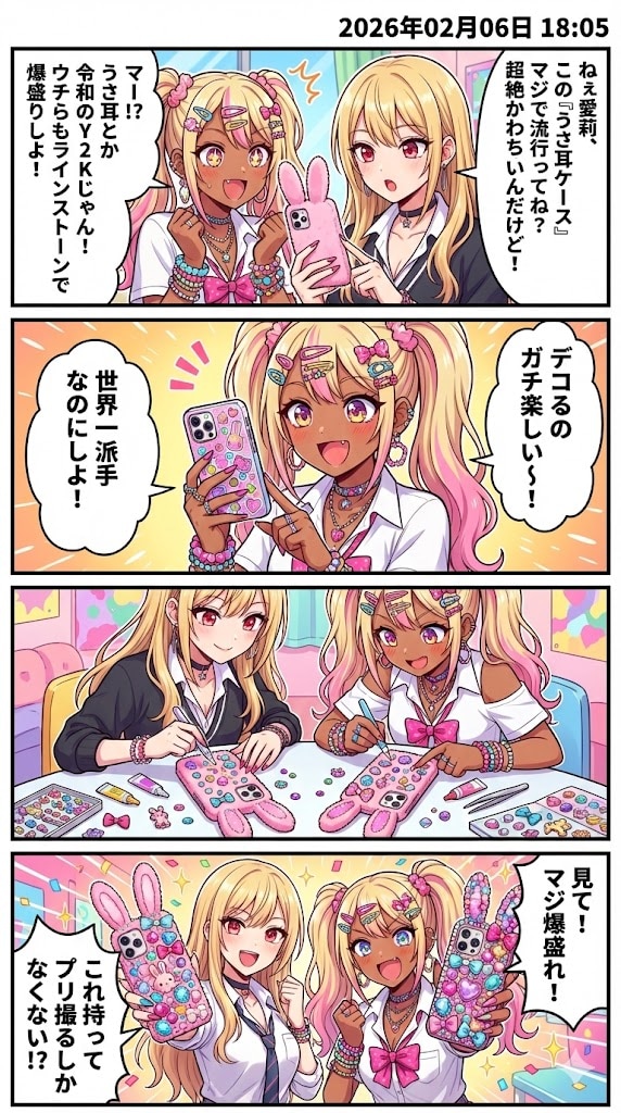 毎日漫画18時　JKトレンド | の人気AIイラスト・グラビア