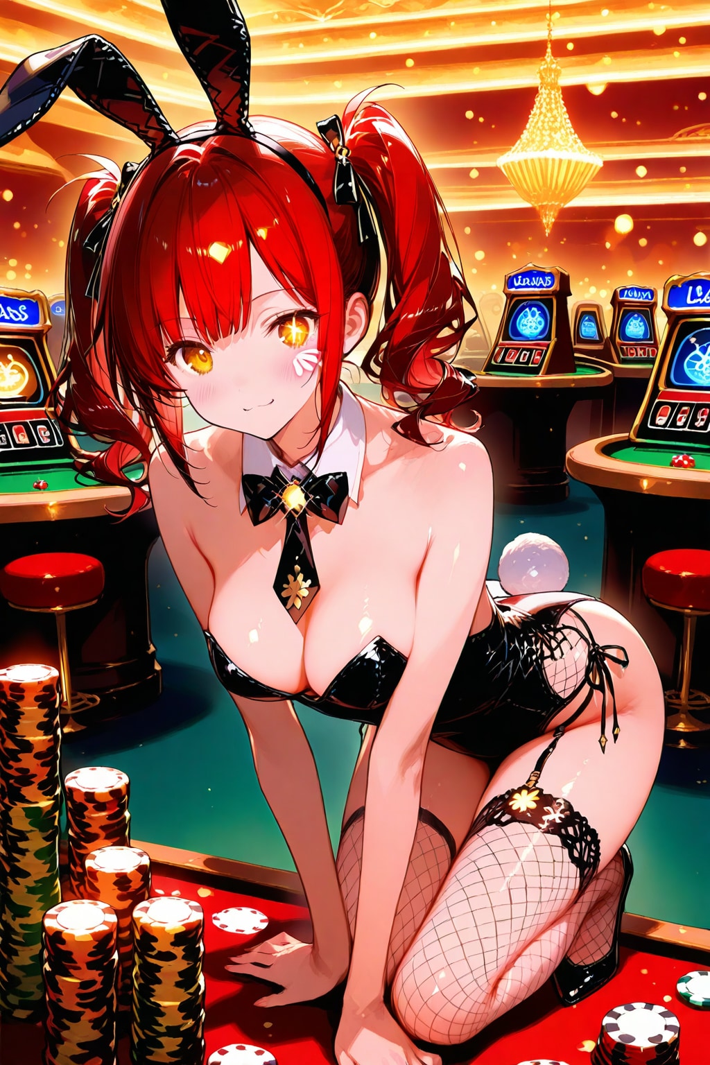 赤髪バニーちゃん