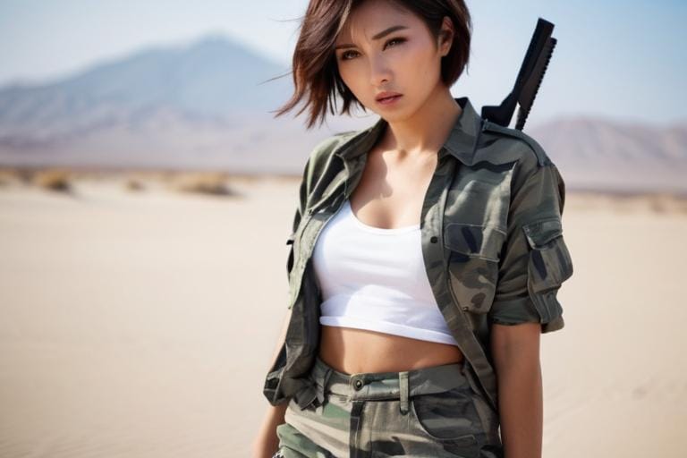 戦場の女