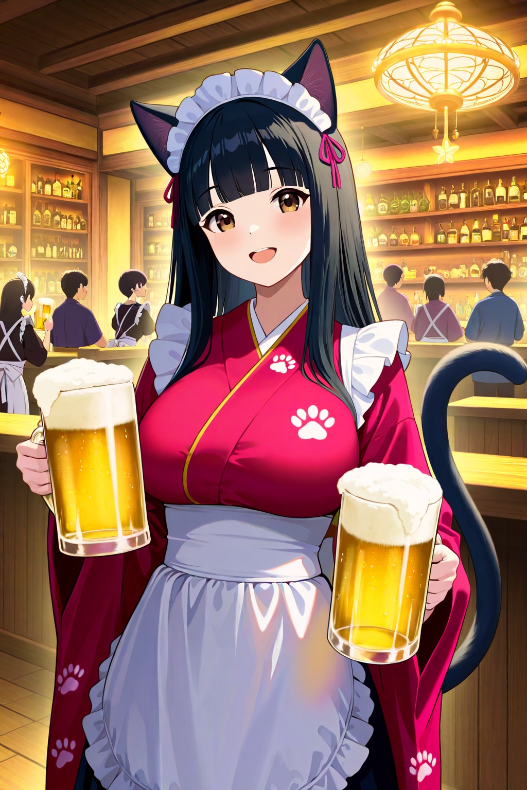ケモミミ酒場の猫娘サキちゃん