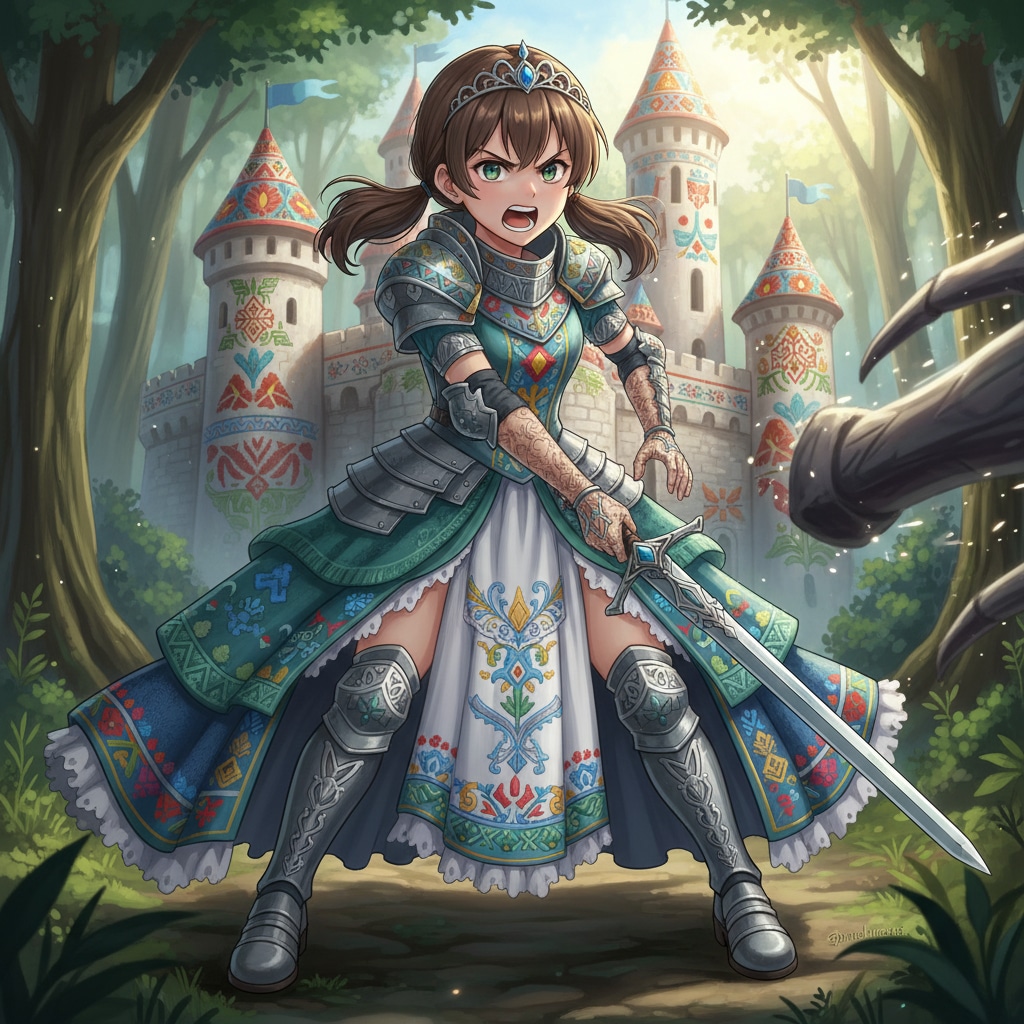 メキシコ刺繍×姫騎士