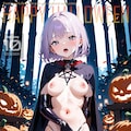 7枚）野しょんおねえさん♡ハロウィン 3枚目