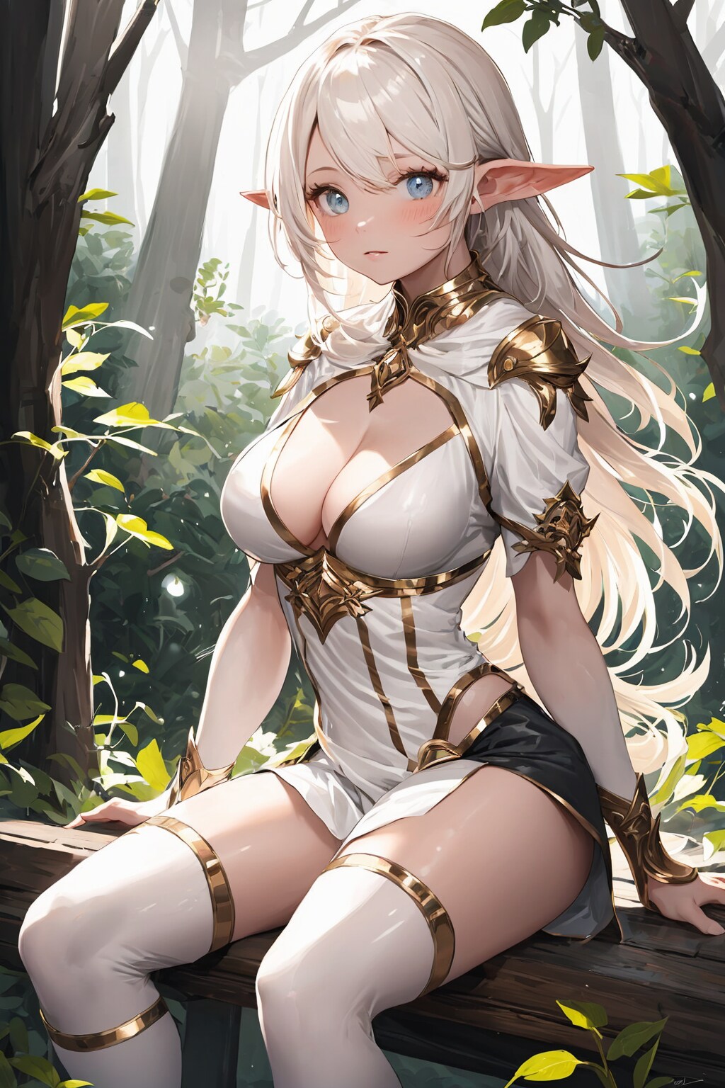 銀髪エルフ姉さん改