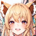 狐耳をつけたギャルのイラスト 5枚目