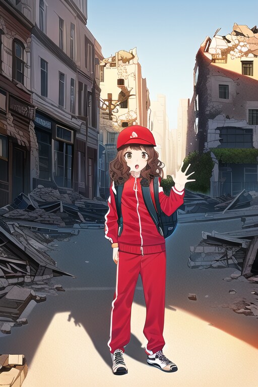 ふわ子in終末の集落