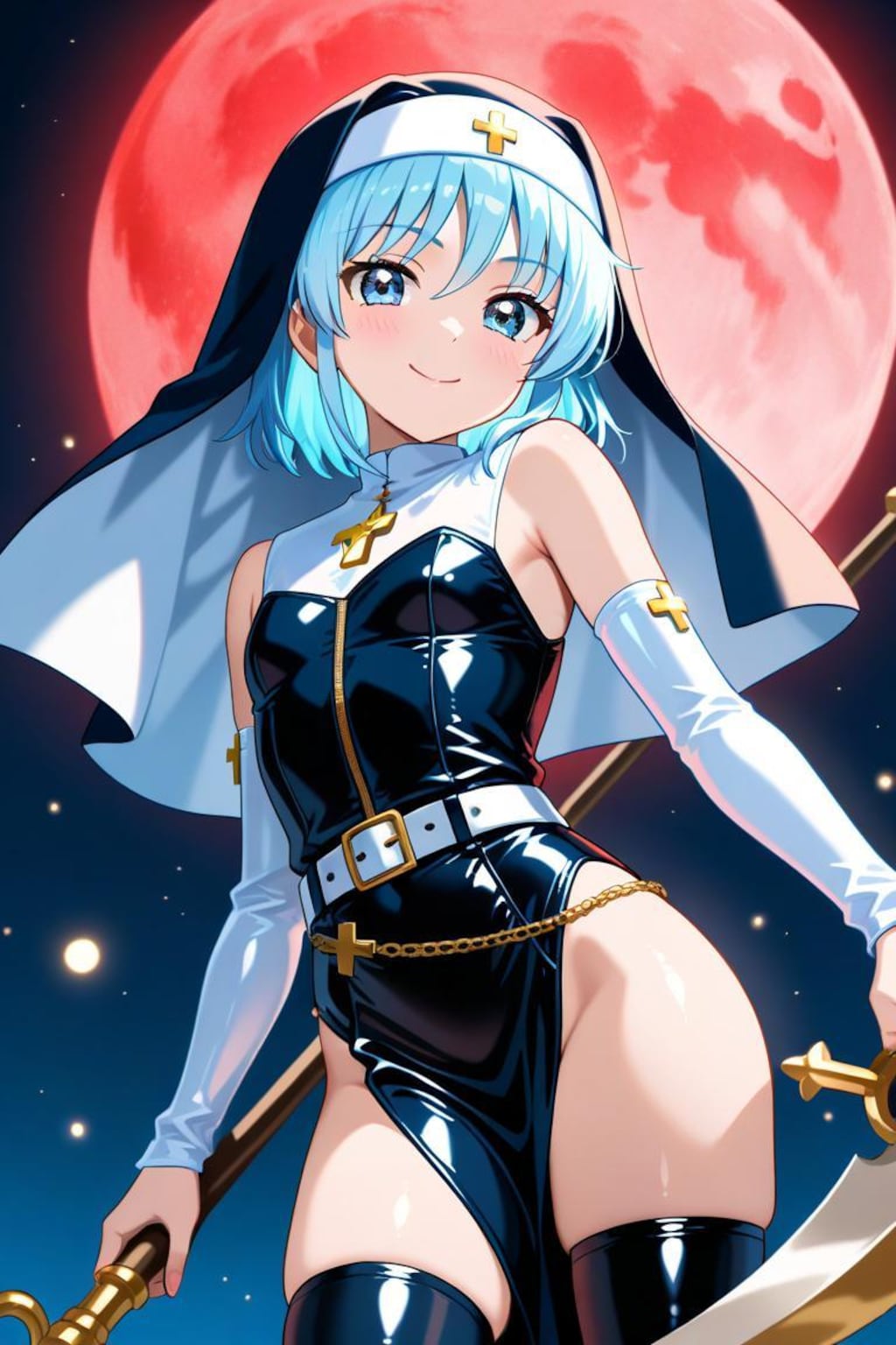 綾崎ハヤテ　シスター衣装