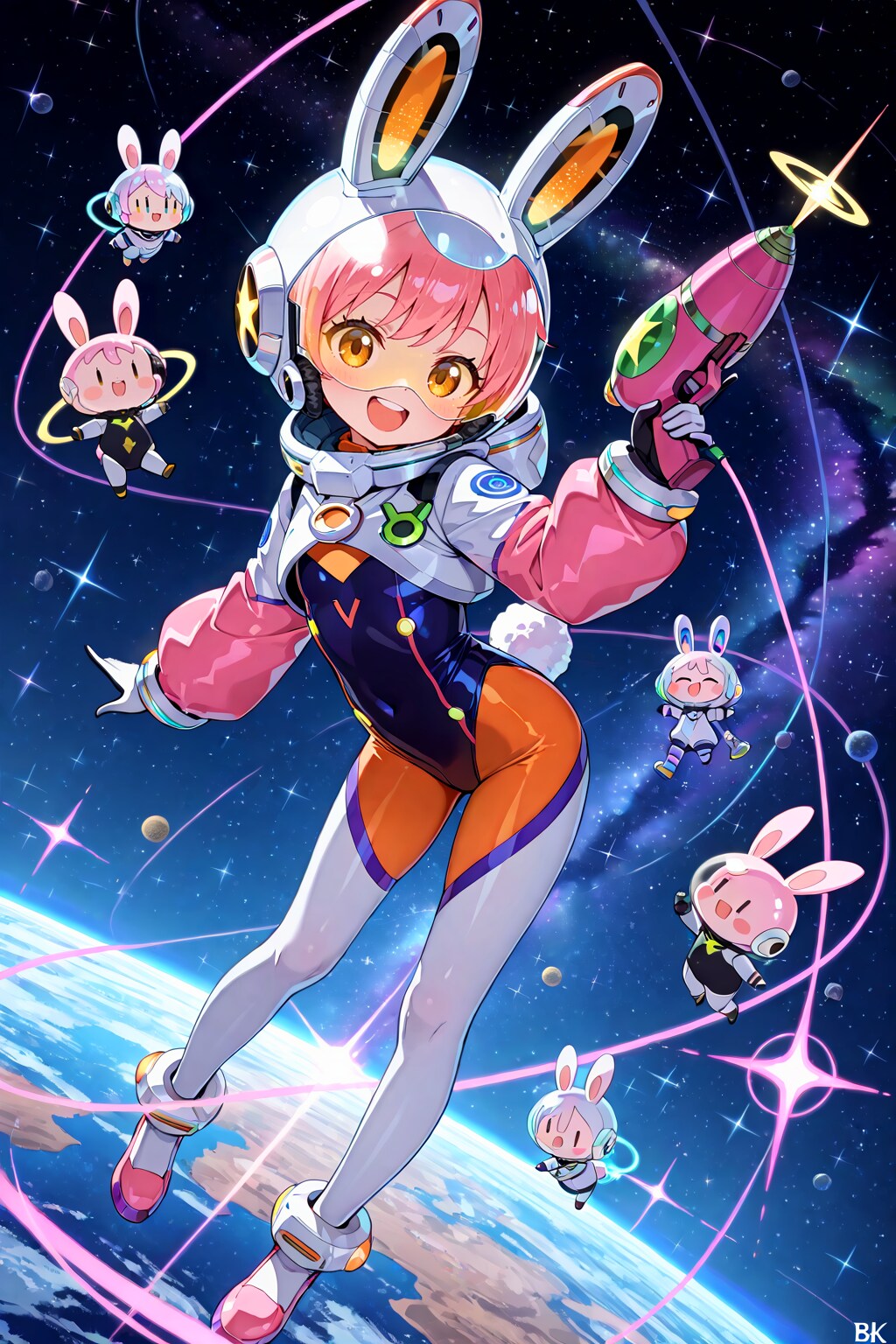 うさぎゃらくしー！