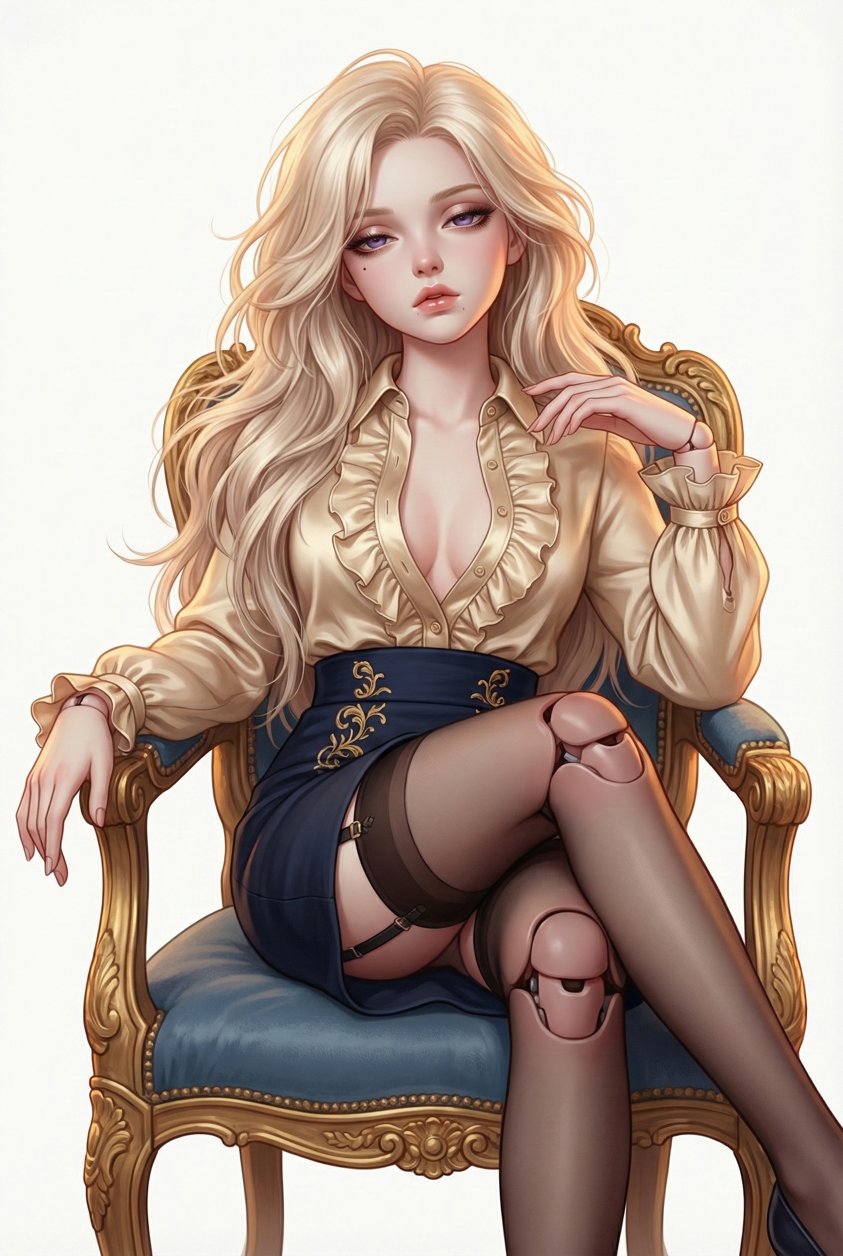 【BJD】Vesper：蕩けるロココ秘書（The Melting Logic） | の人気AIイラスト・グラビア