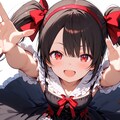 [いいね感謝♥]黒髪大はしゃぎ(やったわ！皆さんに感謝ね！)_20250211 2枚目