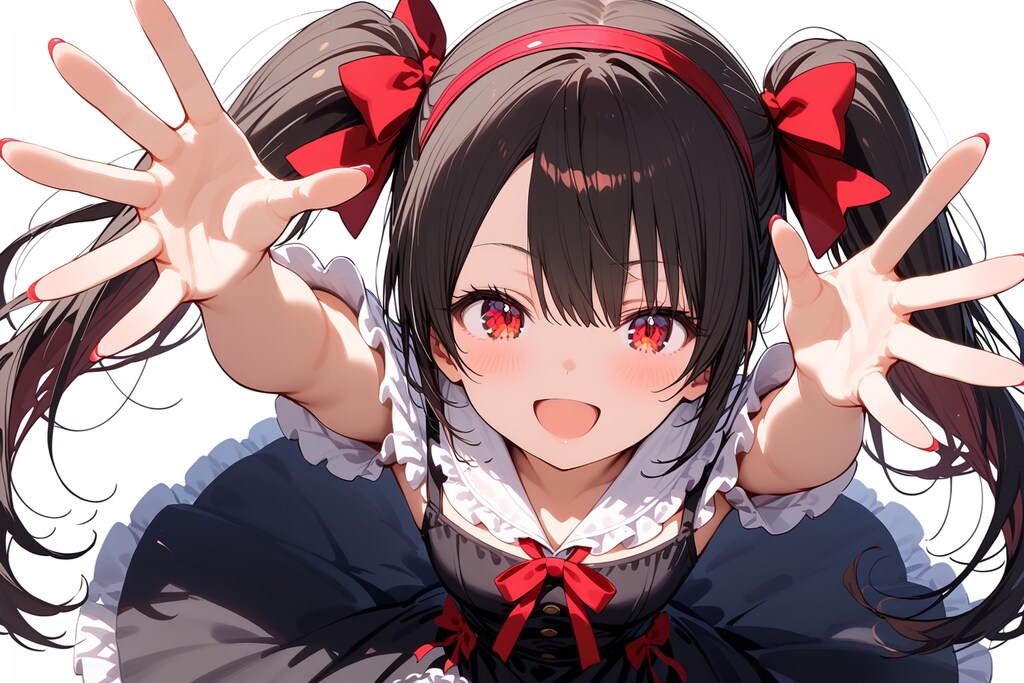 [いいね感謝♥]黒髪大はしゃぎ(やったわ！皆さんに感謝ね！)_20250211