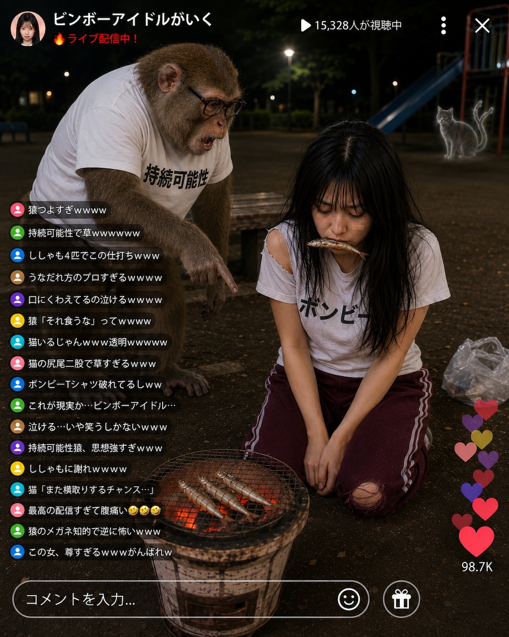 ビンボーアイドルがいく ししゃも編