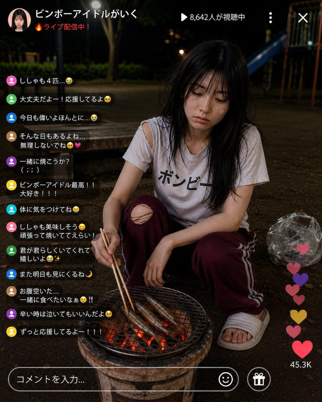 ビンボーアイドルがいく ししゃも編