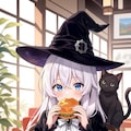 イレイナ食事中 4枚目