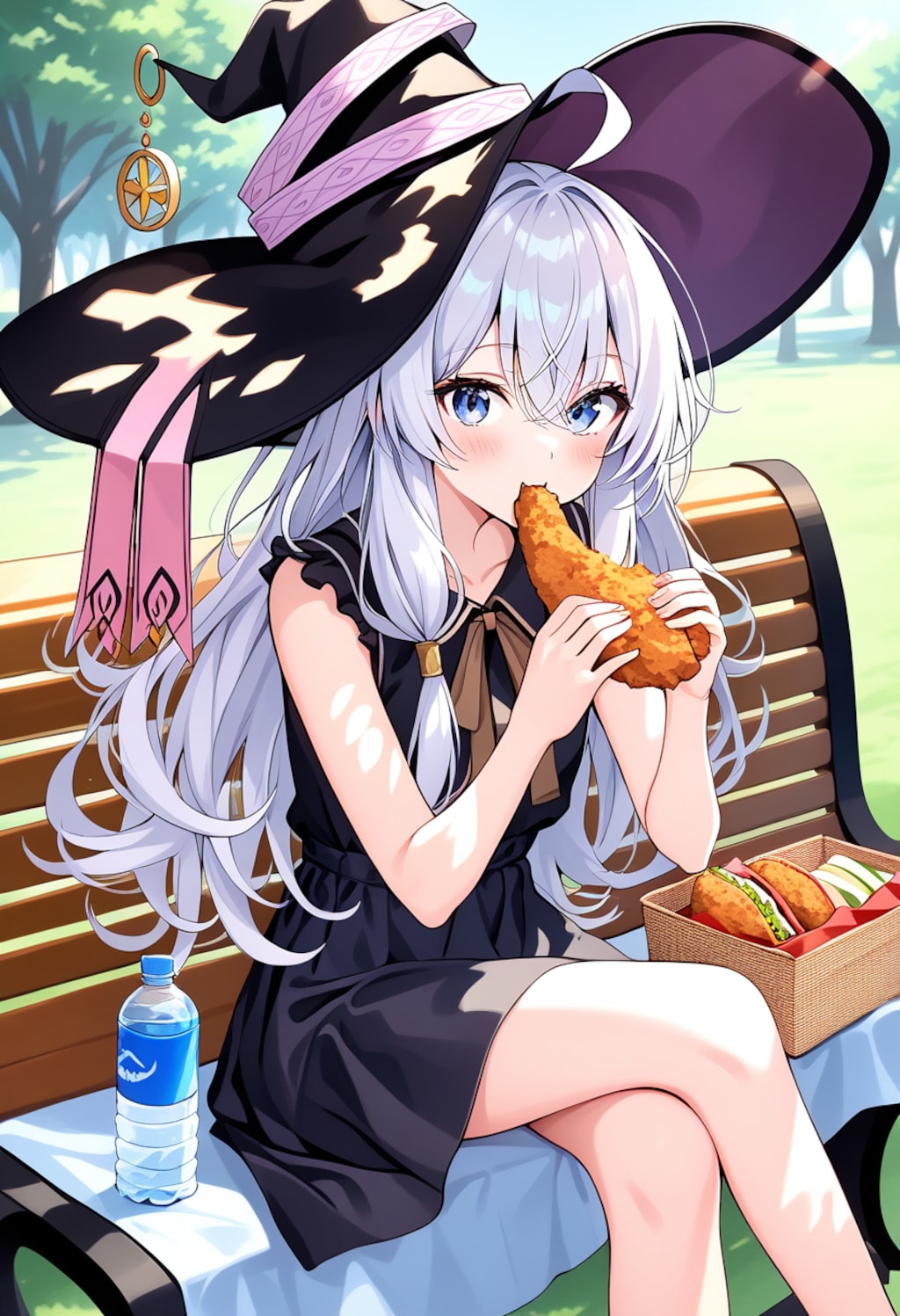 イレイナ食事中