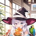 イレイナ食事中 6枚目
