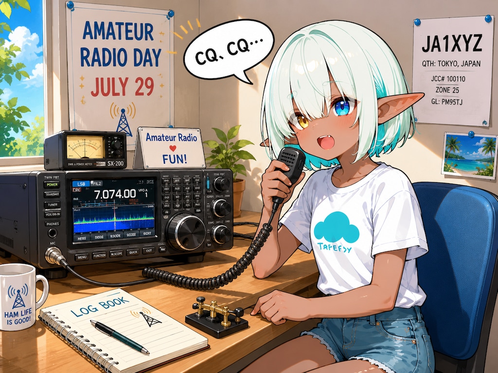 [今日は何の日 7/29] アマチュア無線の日