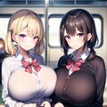 爆乳シリーズ@電車3 8枚目