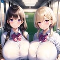 爆乳シリーズ@電車3 4枚目