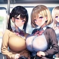 爆乳シリーズ@電車3 12枚目