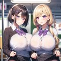 爆乳シリーズ@電車3 2枚目