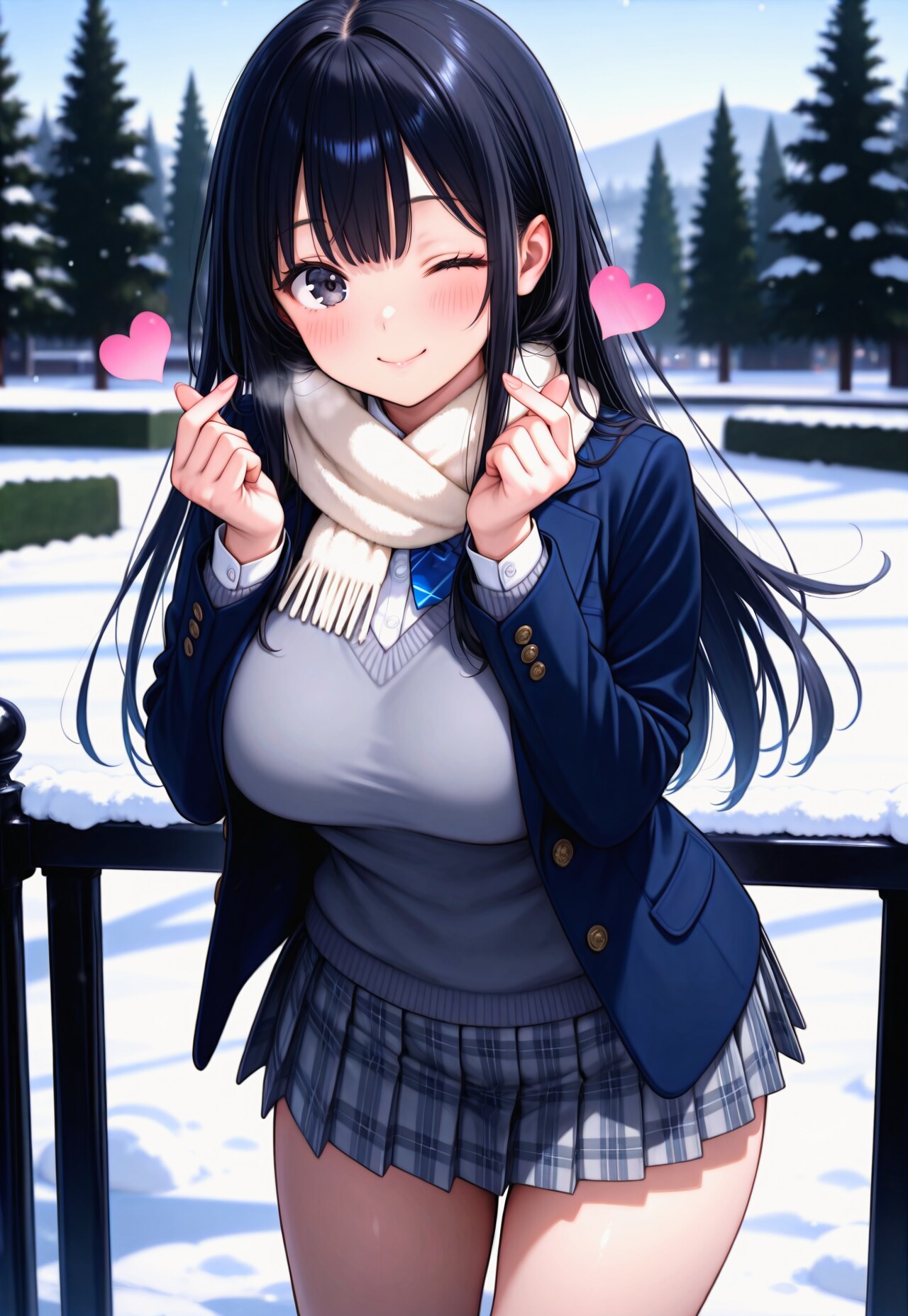 1180（雪景色） | の人気AIイラスト・グラビア