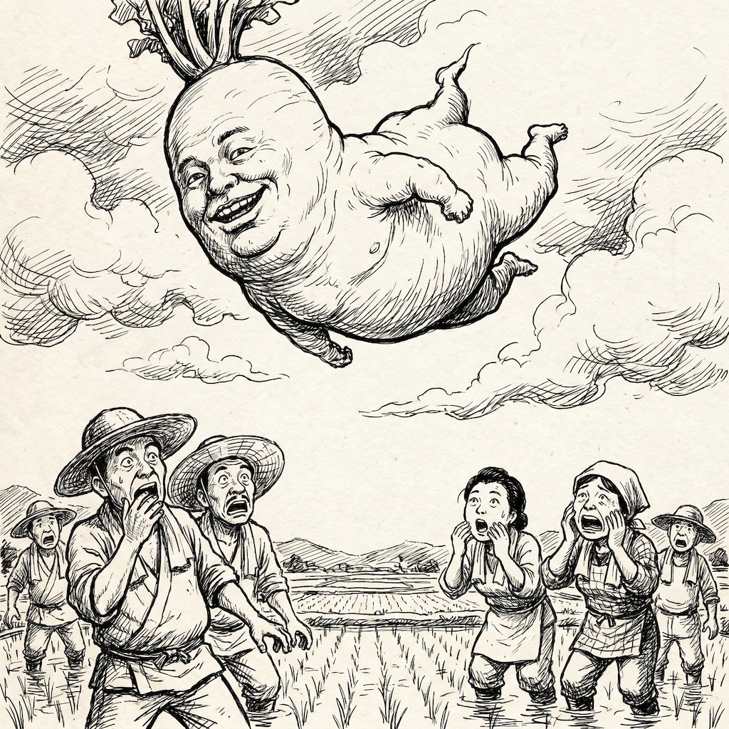 大根男現る