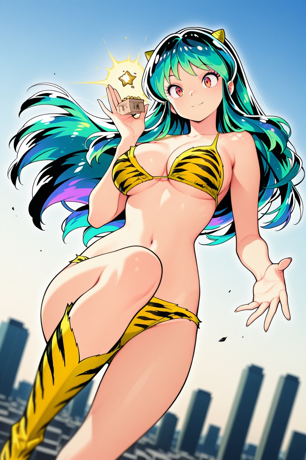 鬼だけど鬼は外だっちゃ👹🫘🐅👙❤️