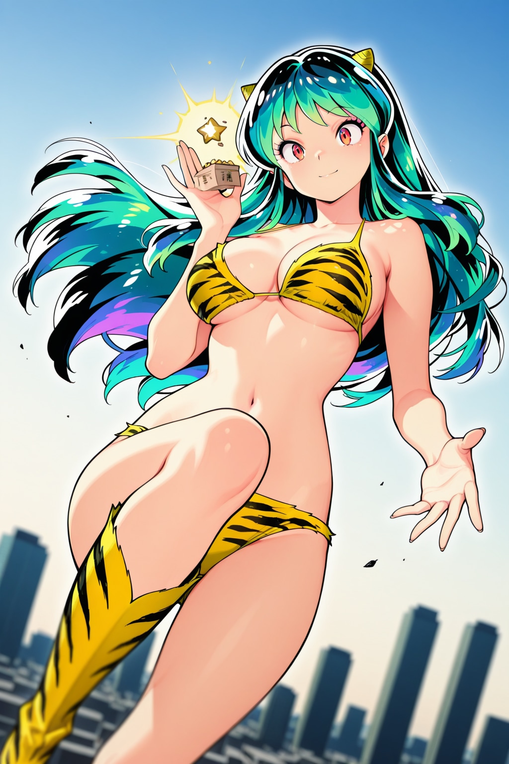 鬼だけど鬼は外だっちゃ👹🫘🐅👙❤️