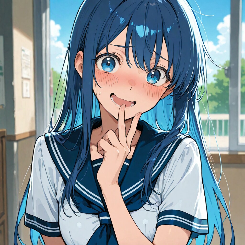 あいちゃんや三十路になって制服か　弾