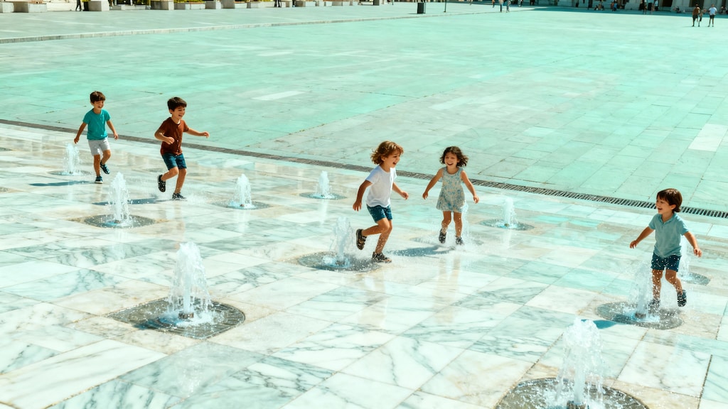 背景２０　噴水のはずが・・