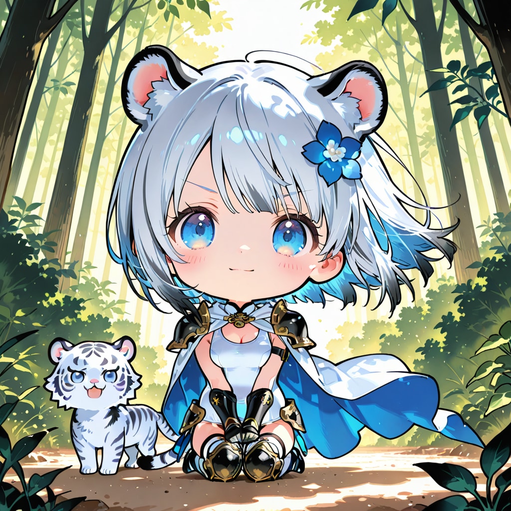 ちっちゃいホワイトタイガーさん