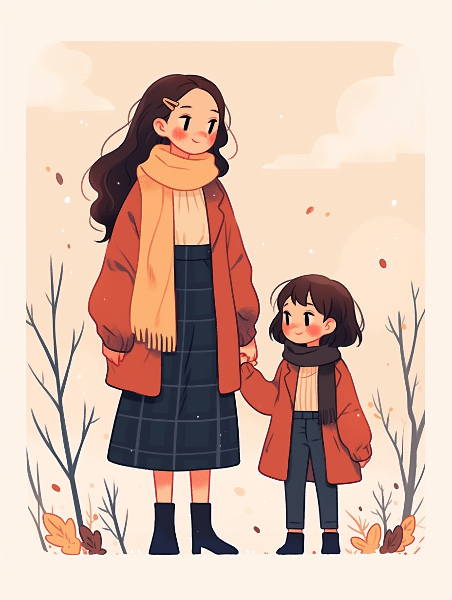 母と娘153 | の人気AIイラスト・グラビア