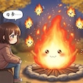 心を温めてくれる焚き火 2枚目