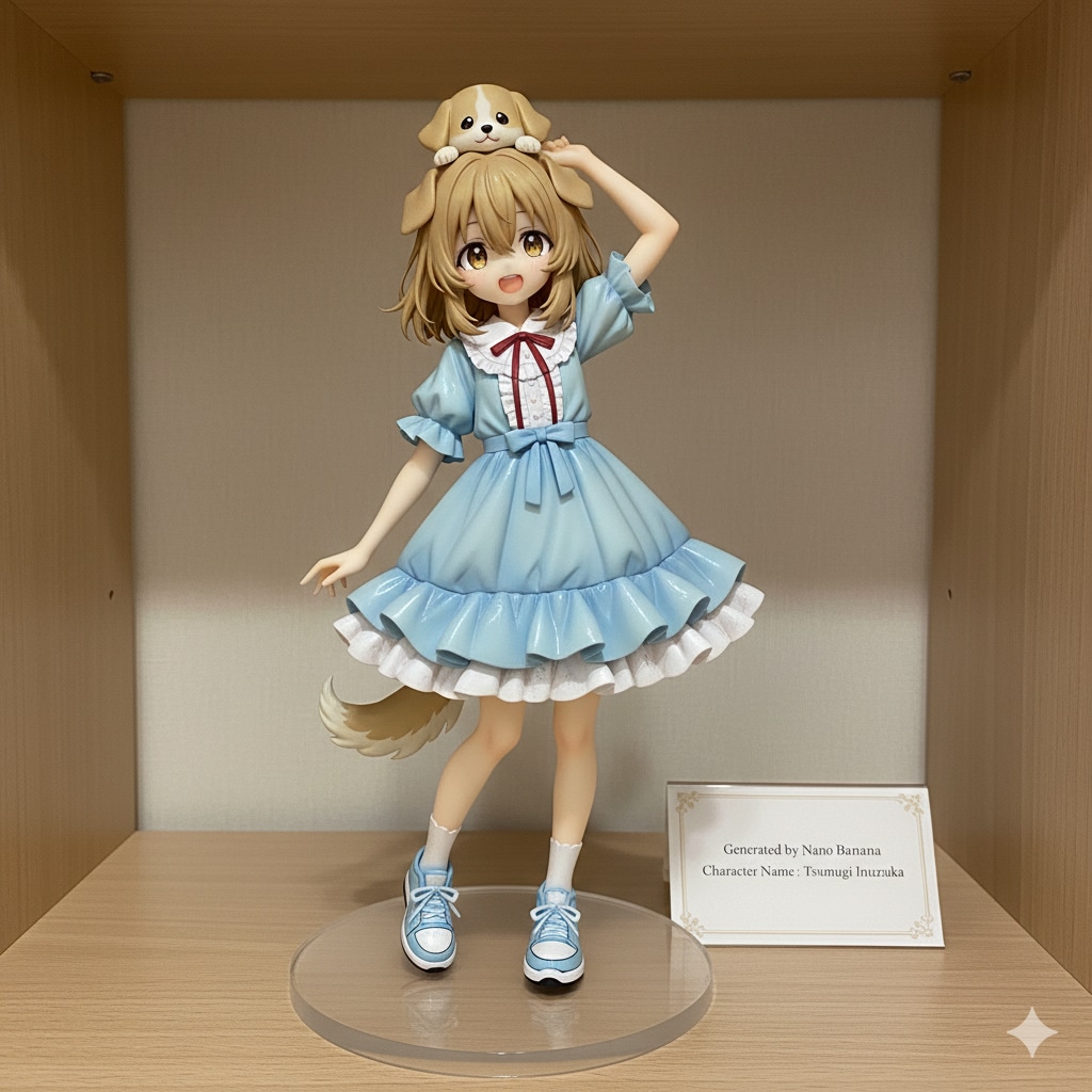 わんこの上に子犬を乗せて