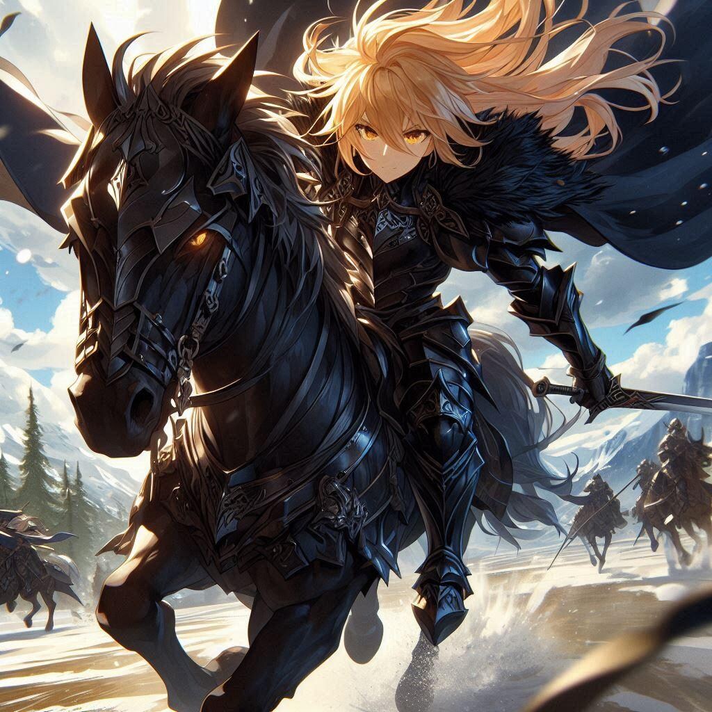 ブロンドの女騎士さん581