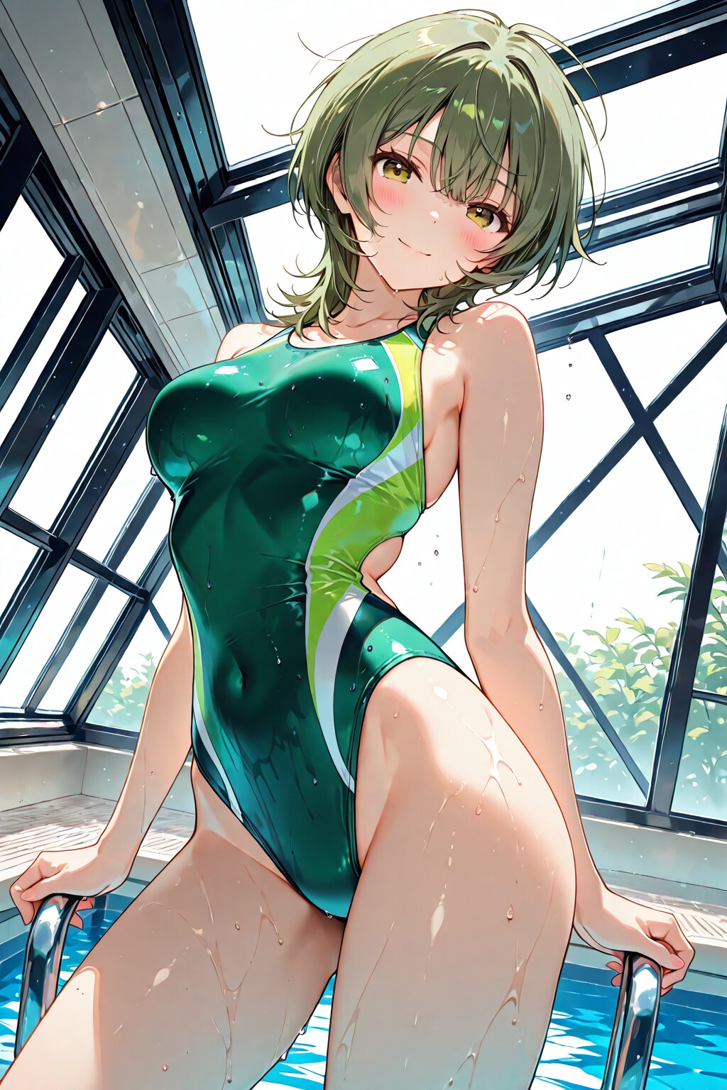 競泳水着のMESSちゃん by BONSAI