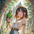 オウム 5枚目