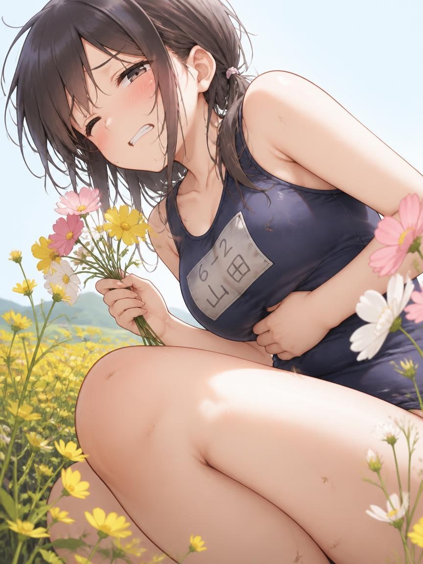 食中りでお花摘み