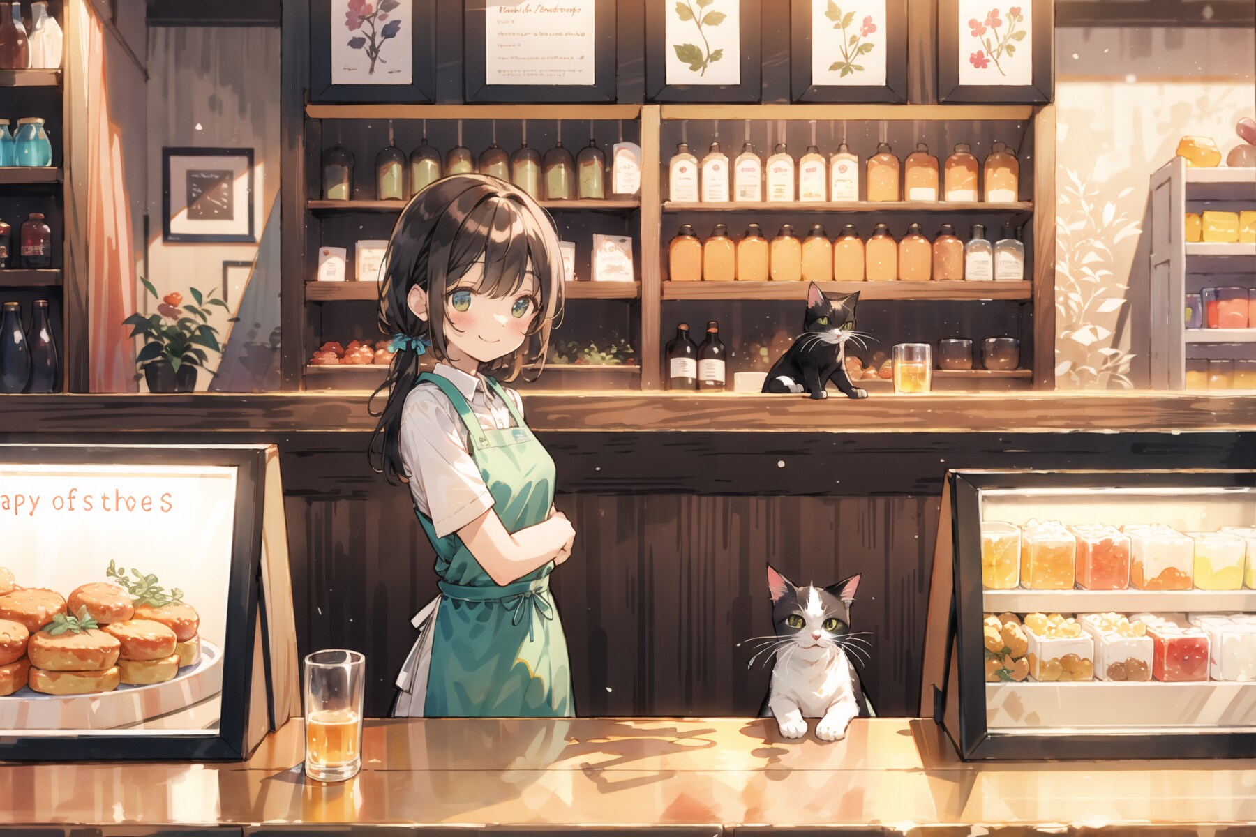 猫と少女のパンケーキ : 2023.08.15