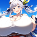 グラブル　爆乳　ククル 2枚目
