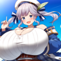 グラブル　爆乳　ククル 6枚目