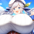 グラブル　爆乳　ククル 3枚目