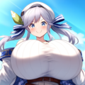 グラブル　爆乳　ククル 9枚目