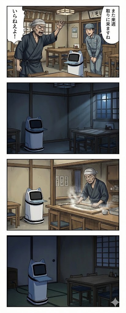 わけわか！蕎麦屋とロボット