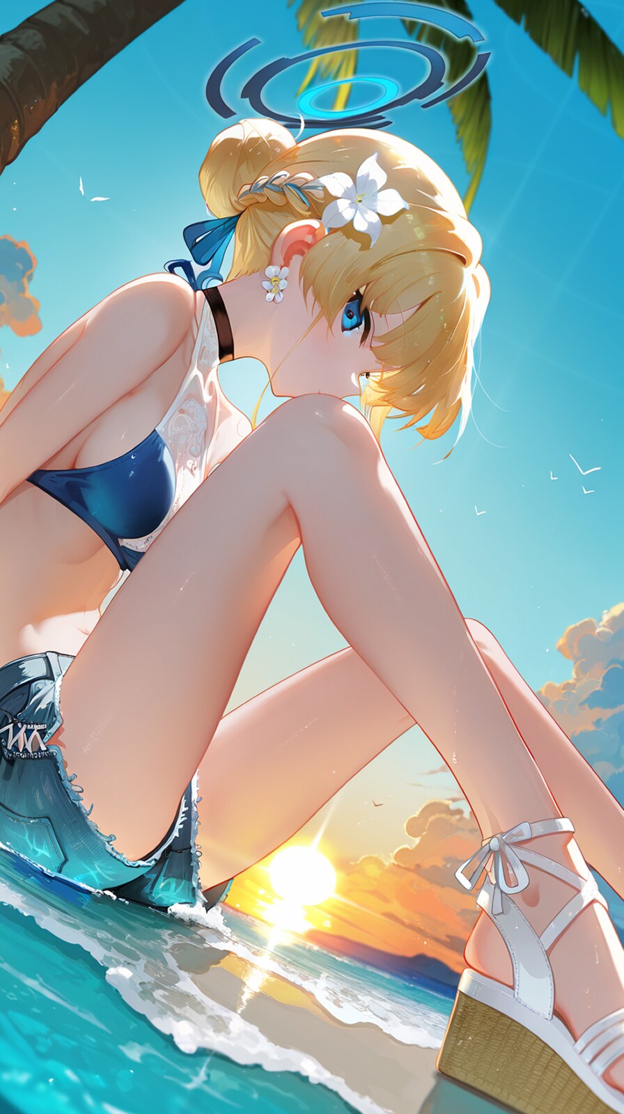 海と少女
