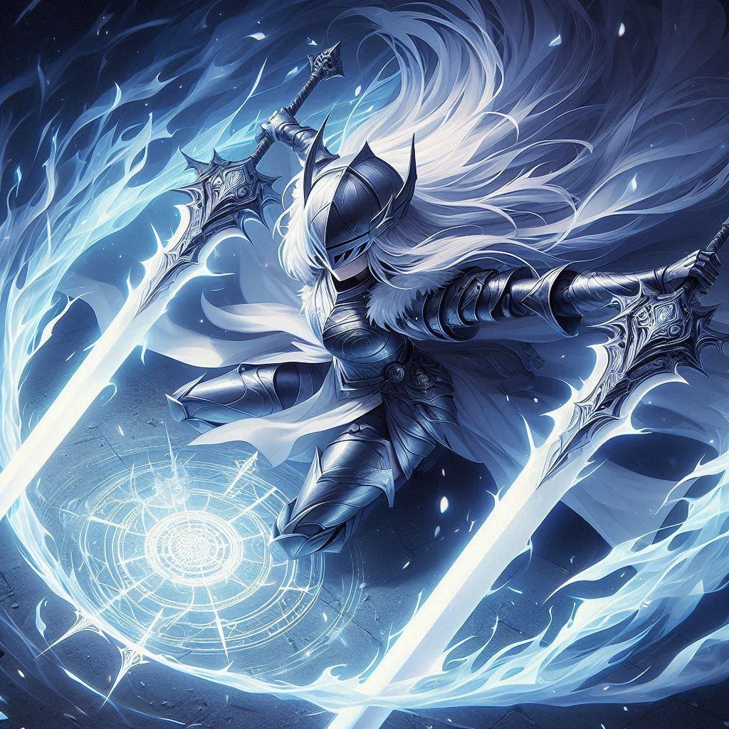 銀髪の女騎士２５