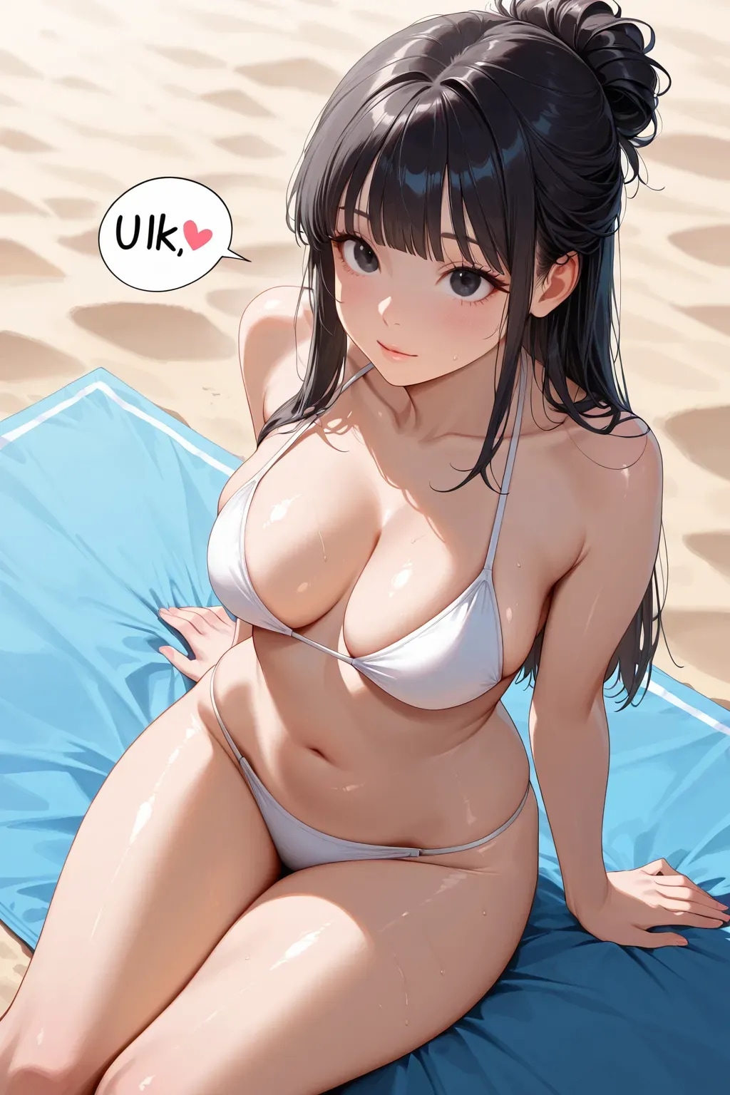 白ビキニ